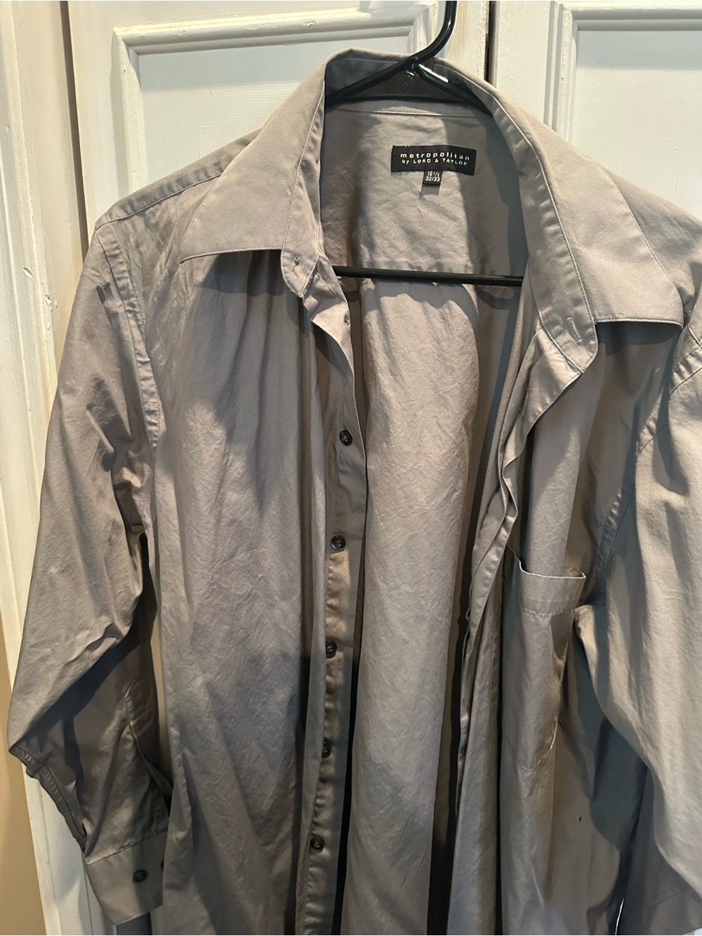 Various Men's dress shirts med -large  $8 each. Shirts will be cleaned and press